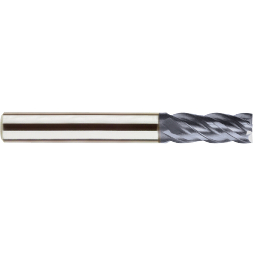 Square End End Mill; 1.5 mm Dia. × 1.5 mm LOC × 6 mm Shank Dia. × 40 mm OAL ; 4 FL ; Carbide ; AlCrN ; Series SEME71